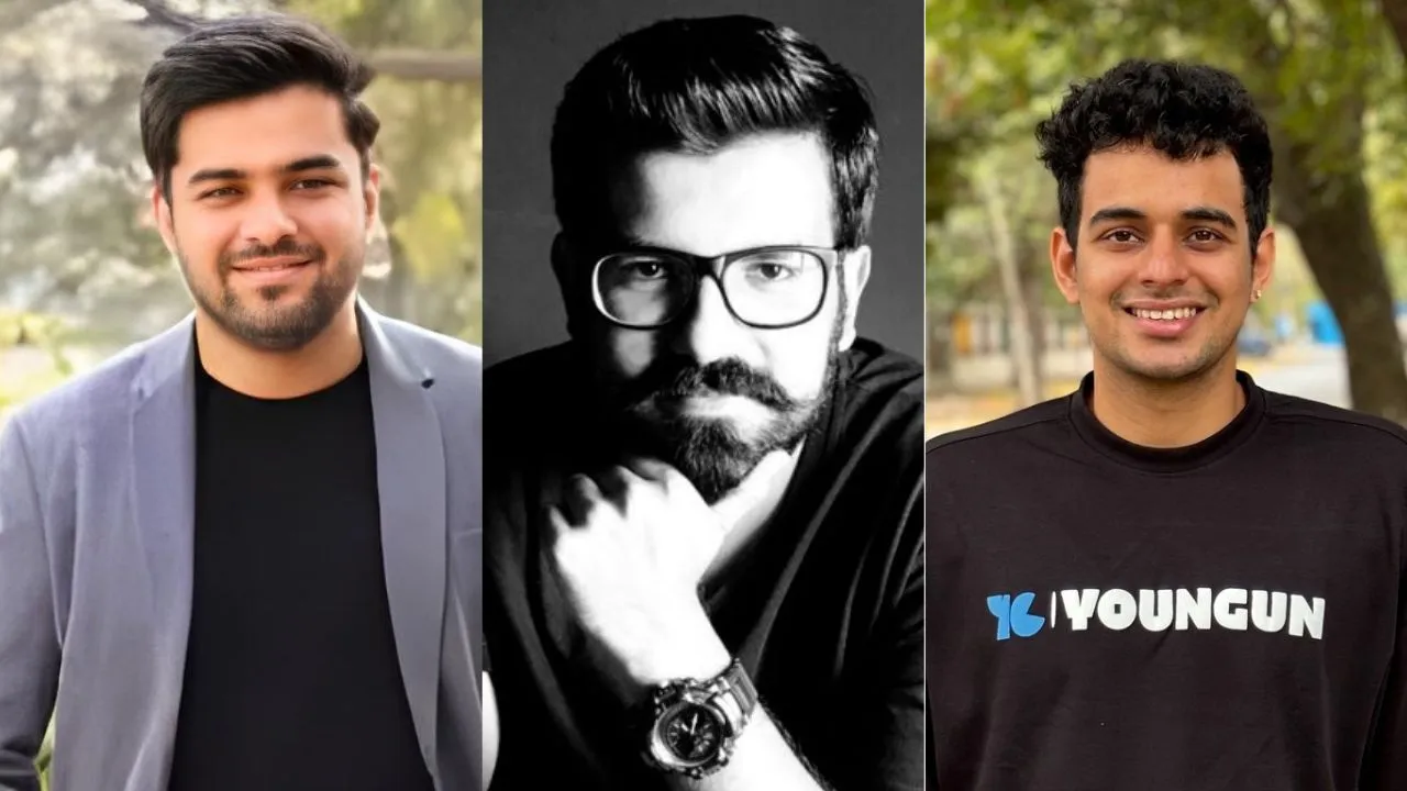 (Зліва направо): Shubham Singhal, Amyn Ghadiali та Saksham Jadon