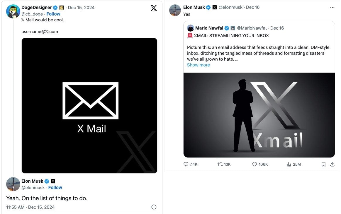 Твіти про Xmail