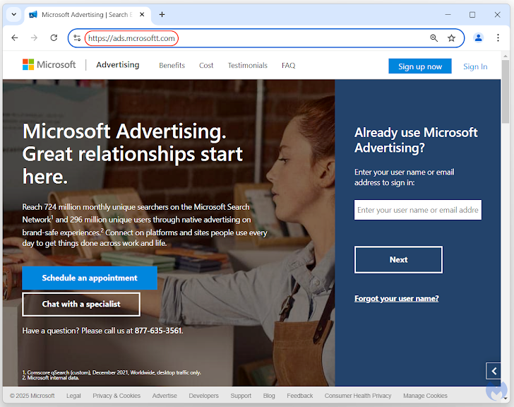 Рекламні рахунки Microsoft