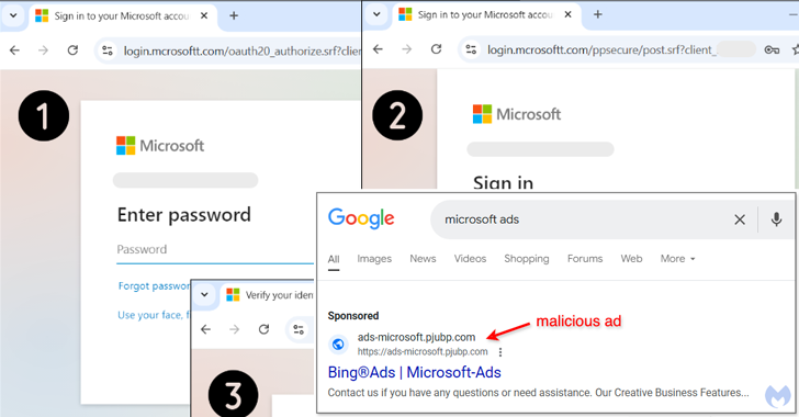 Malvertising Acam використовує фальшиві рекламні оголошення Google для викрадення рекламних облікових записів Microsoft