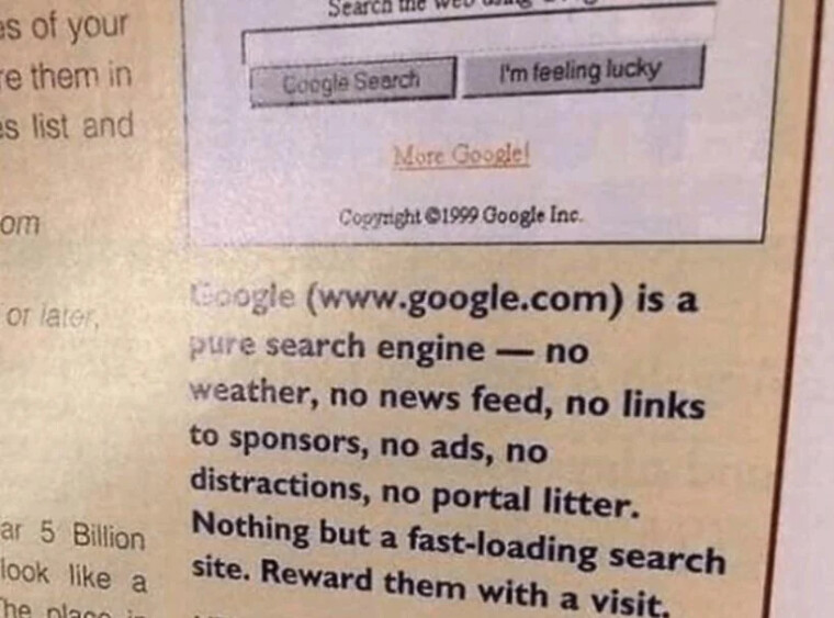 Google 1999 р. Н.