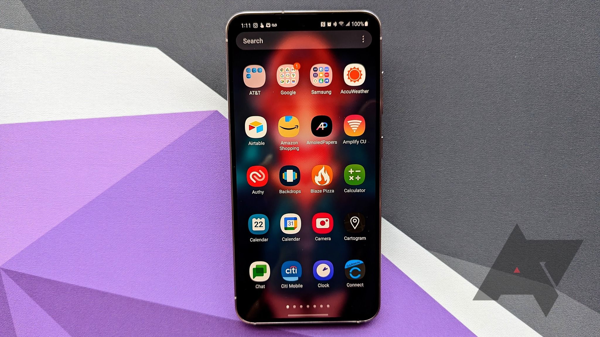 Один інтерфейс домашнього додатка в інтерфейсі на Samsung Galaxy S23