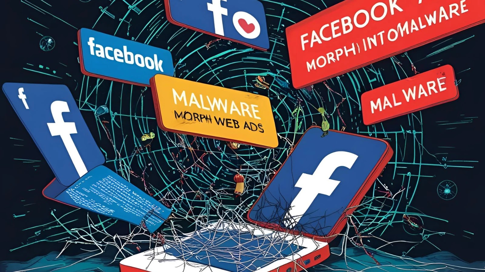 Хакери, що озброюють рекламу Facebook для розгортання багатоступеневих зловмисних програм