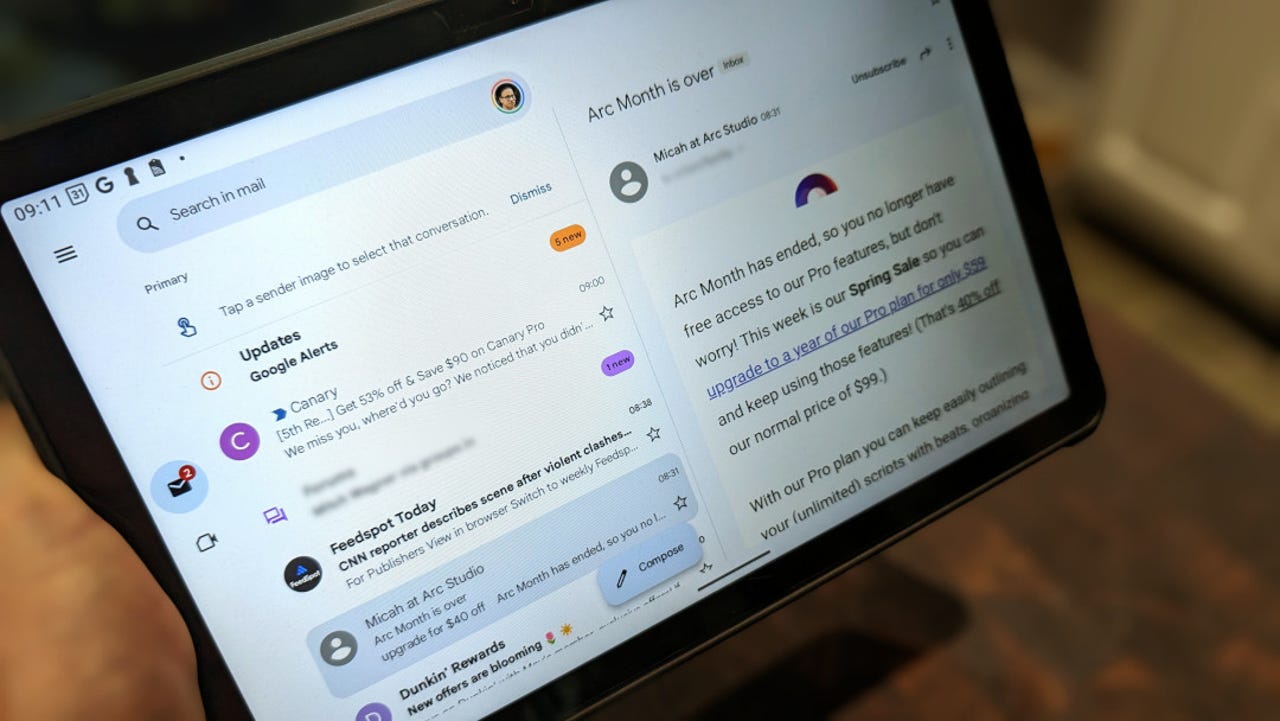 Клієнт електронної пошти Gmail.