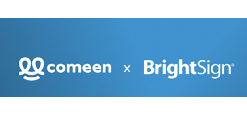 Comeen та BrightSign об'єднують сили для живлення цифрових вивісок у масштабі