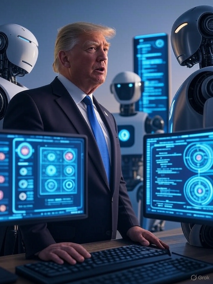 Правила Трампа Байдена AI, підвищує технологічні інновації