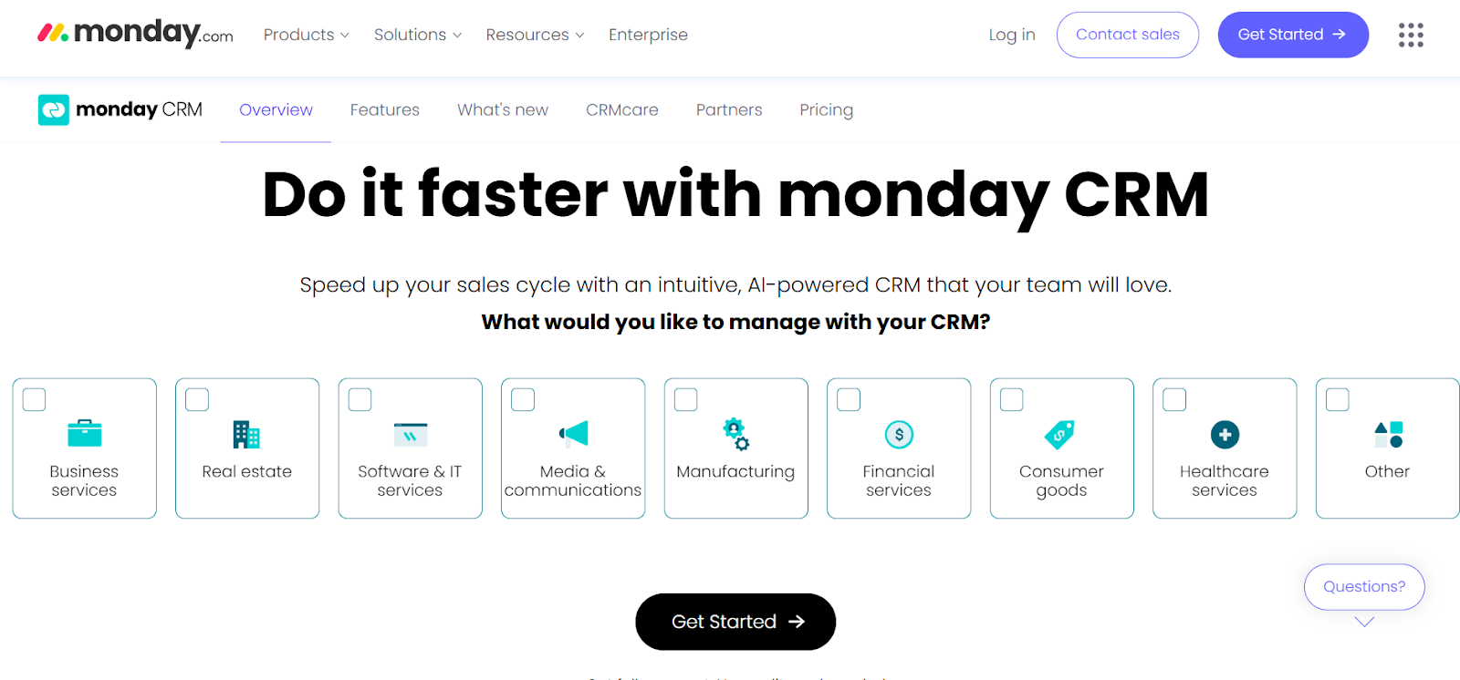 Понеділок продажі CRM