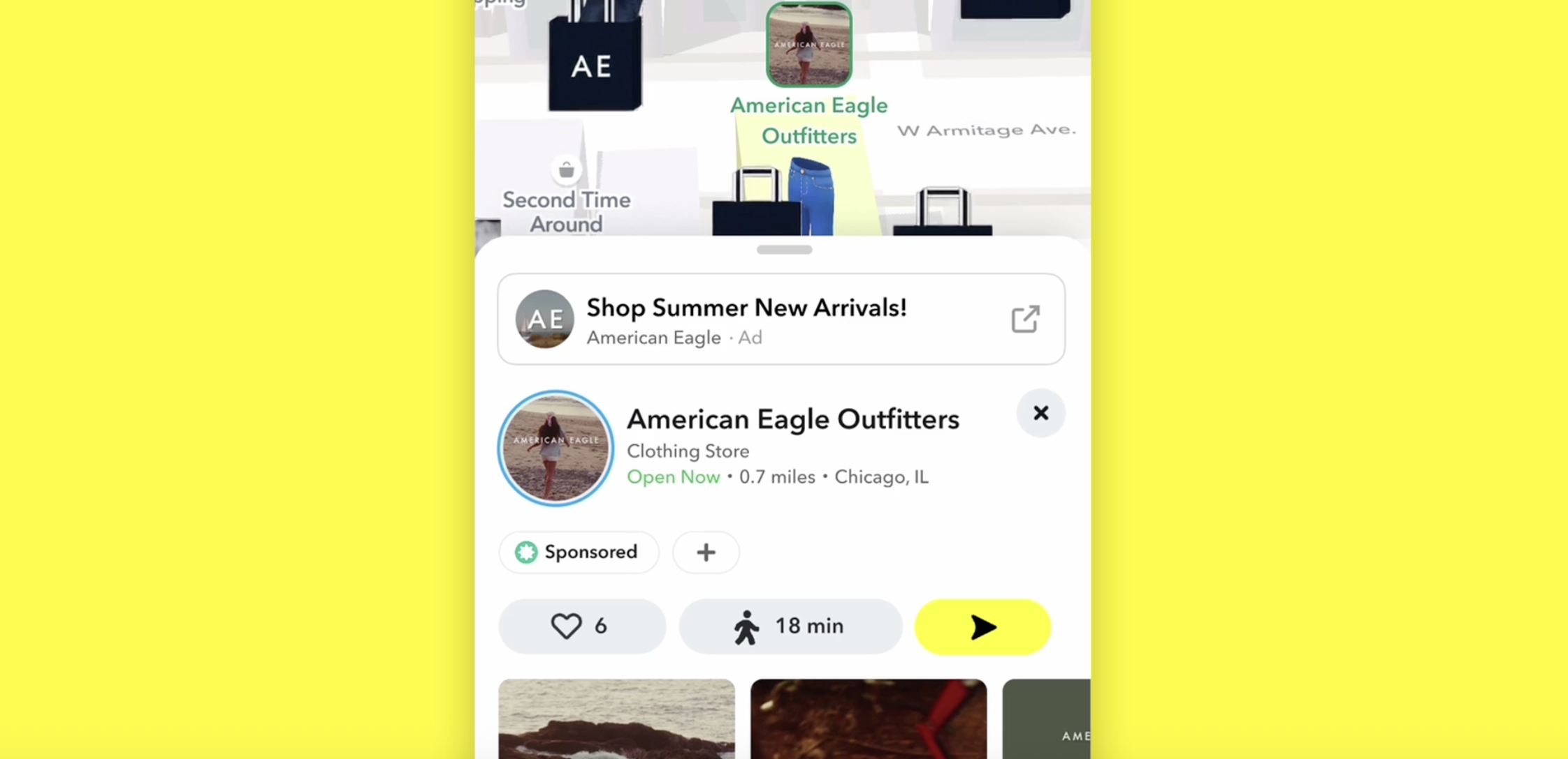 American Eagle робить поштовхом до школи з функціями Snapchat