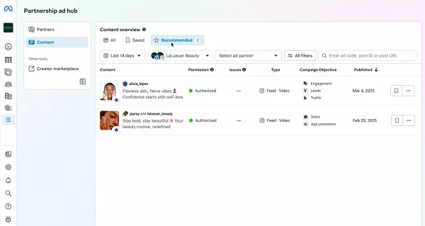 Оновлення реклами Meta Partnershi
