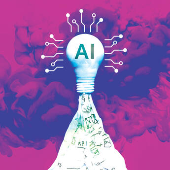 Лампочка з абревіатурою "Ai" на це, здається, летить, як ракетний корабель