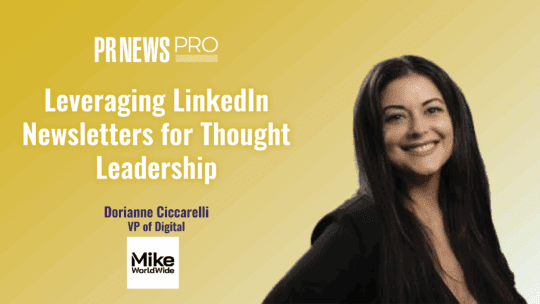 Використання інформаційних бюлетенів LinkedIn для заголовка лідерства думки