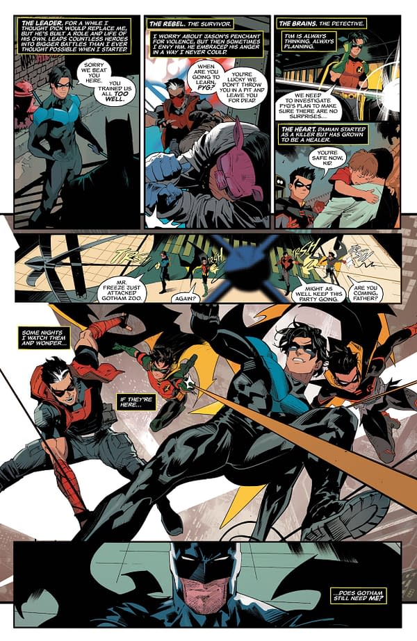 Сторінка попереднього перегляду інтер’єру з DC KO: Knightfight #1