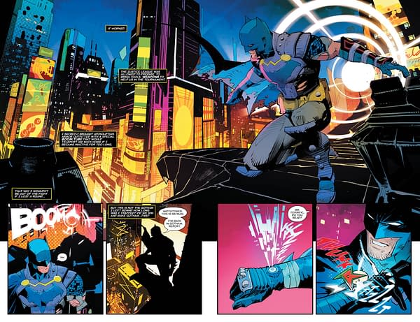 Сторінка попереднього перегляду інтер’єру з DC KO: Knightfight #1