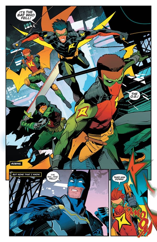 Сторінка попереднього перегляду інтер’єру з DC KO: Knightfight #1