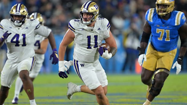 Орегон Дакс Вашингтон Хаскіз Коледж Футбол Велика десятка Матч Ден Леннінг Наслідки плей-офф Тиждень суперництва Джедд Фіш 