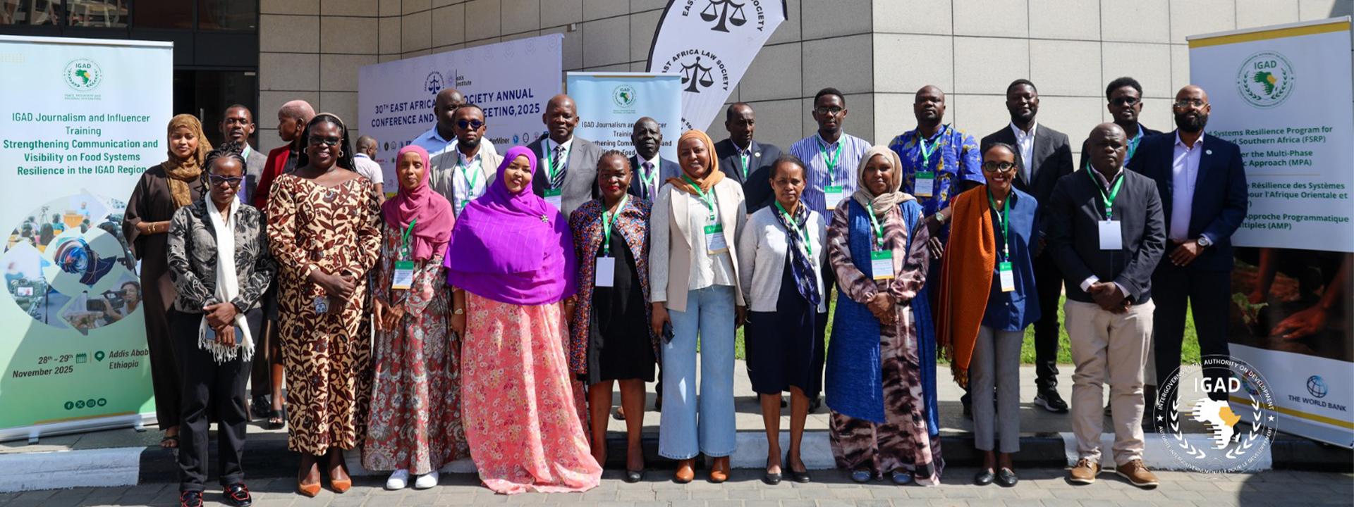 IGAD запускає регіональну журналістику та тренінги для впливових людей для посилення комунікації щодо стійкості продовольчих систем