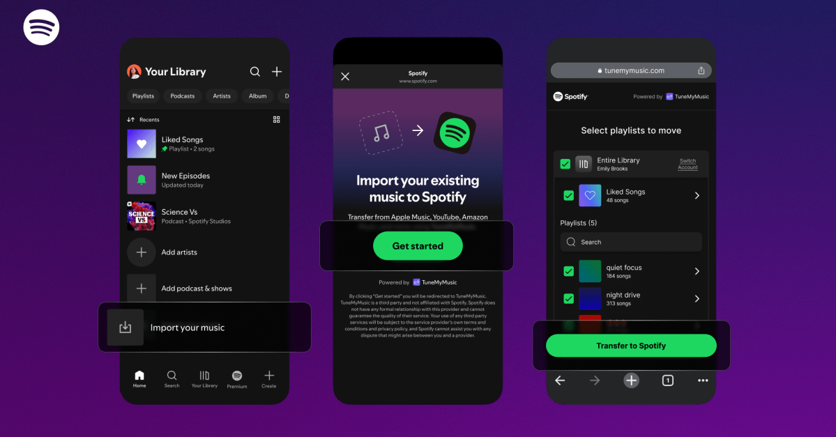 Spotify спрощує імпорт списків відтворення з інших потокових служб